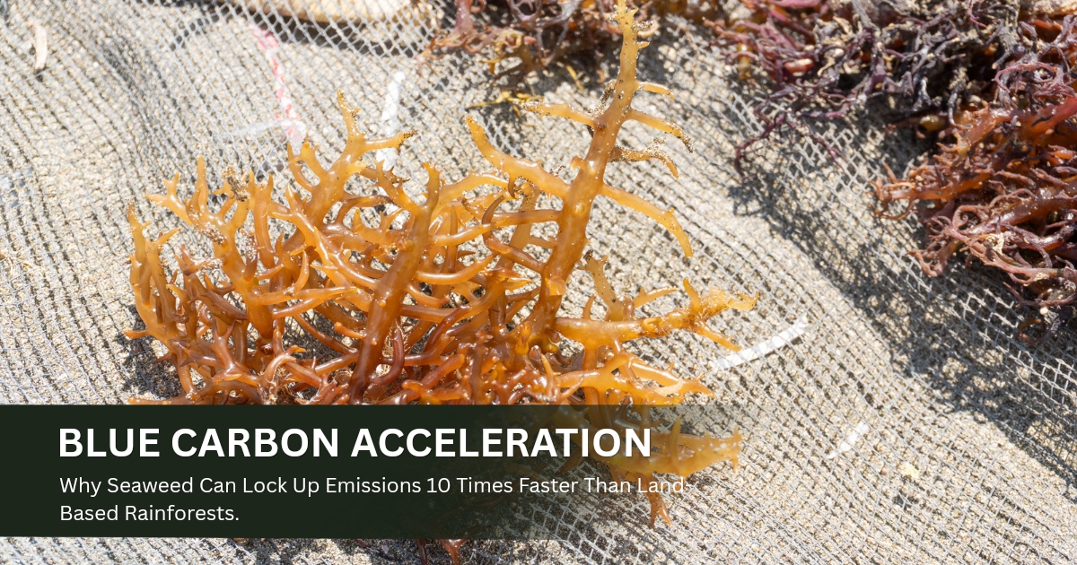Large-Scale Seaweed-Based Blue Carbon Project Begins Development to Achieve Net-Zero 